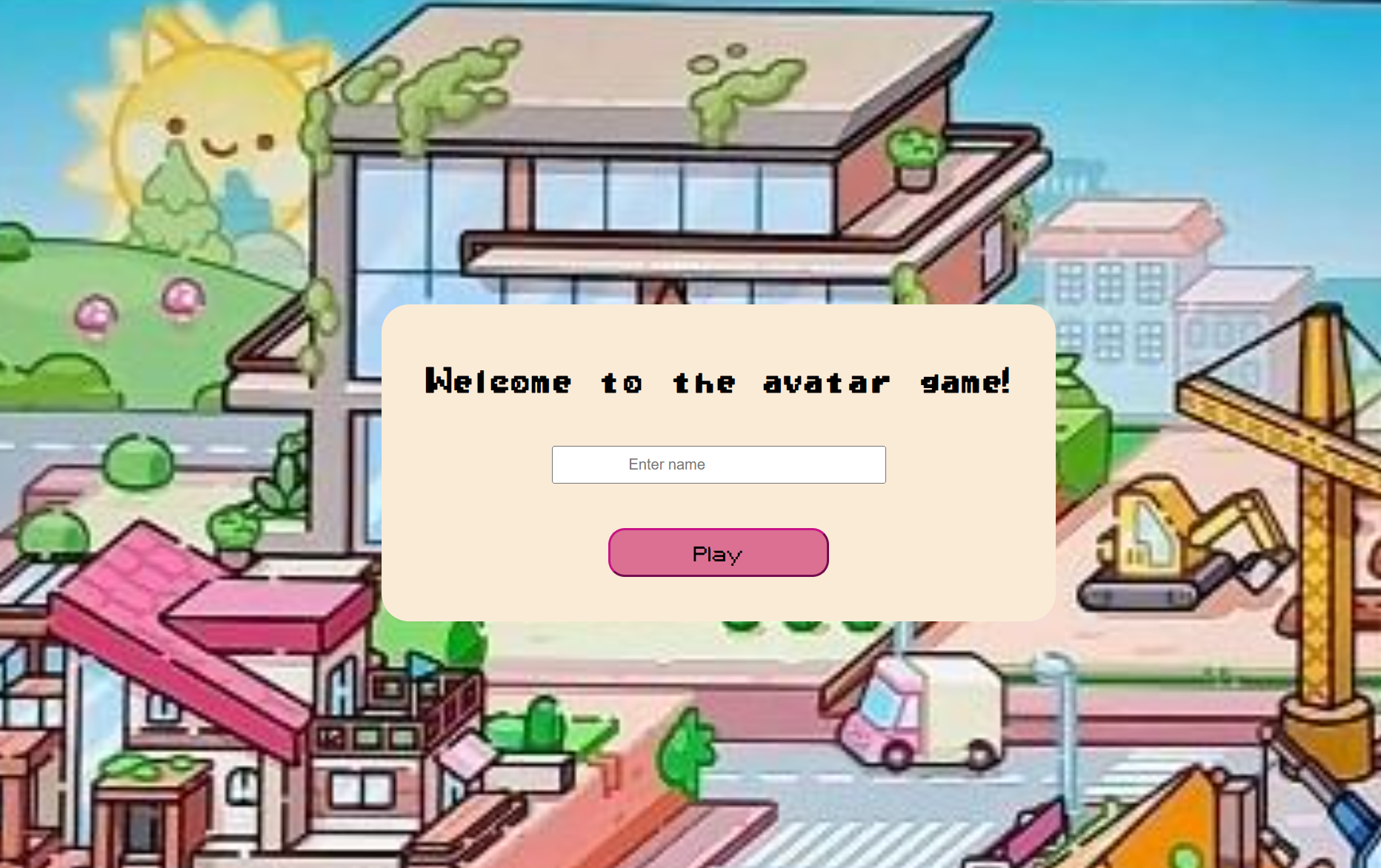 Avatar game scherm 1