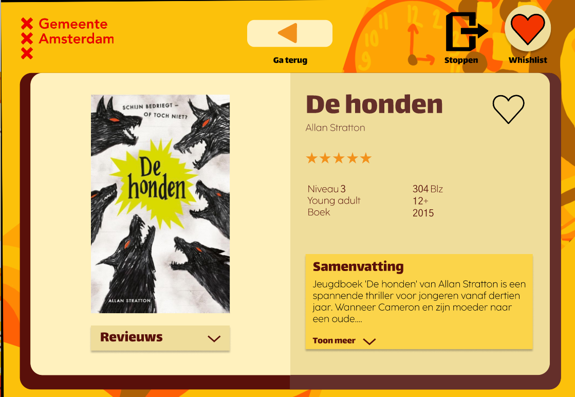 Boekenzoeker scherm 1