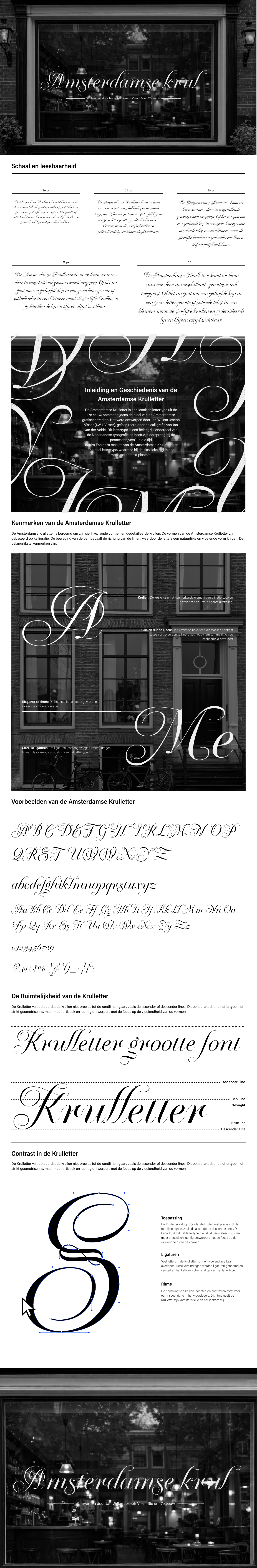 Eindresultaat typografie