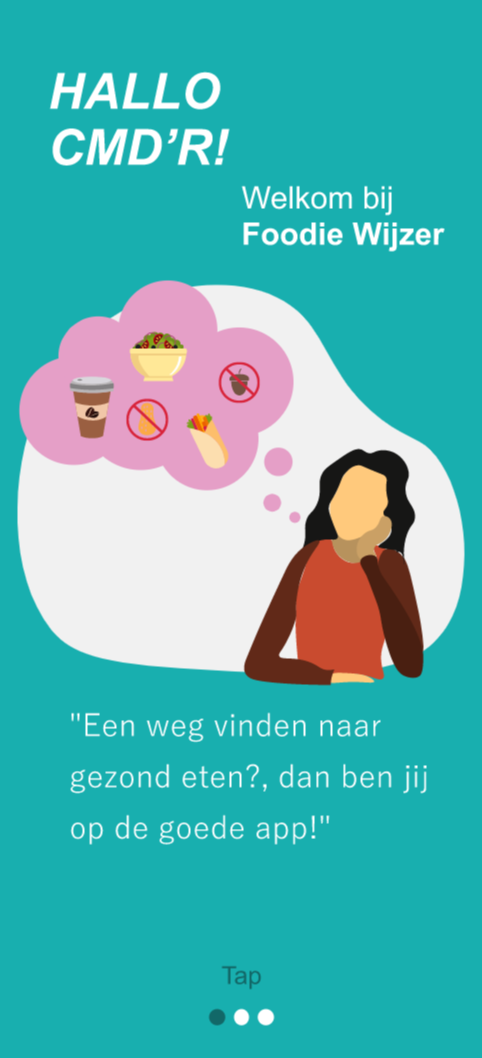 Foodie wijzer scherm 1
