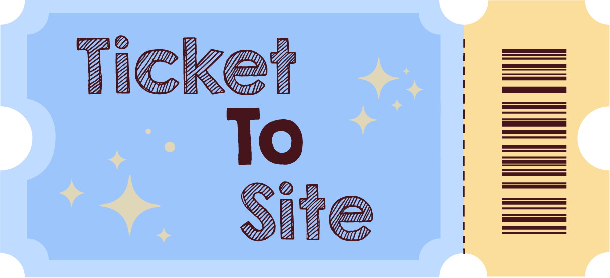 Ticket naar de website